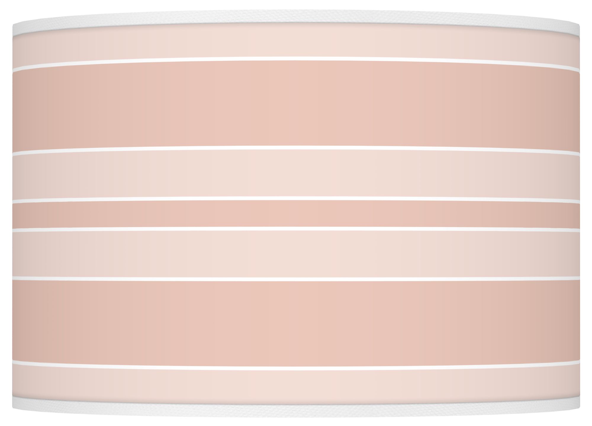 Color Plus Ovo 28 1/2" Bold Stripe Shade Mellow Coral Pink Table Lamp