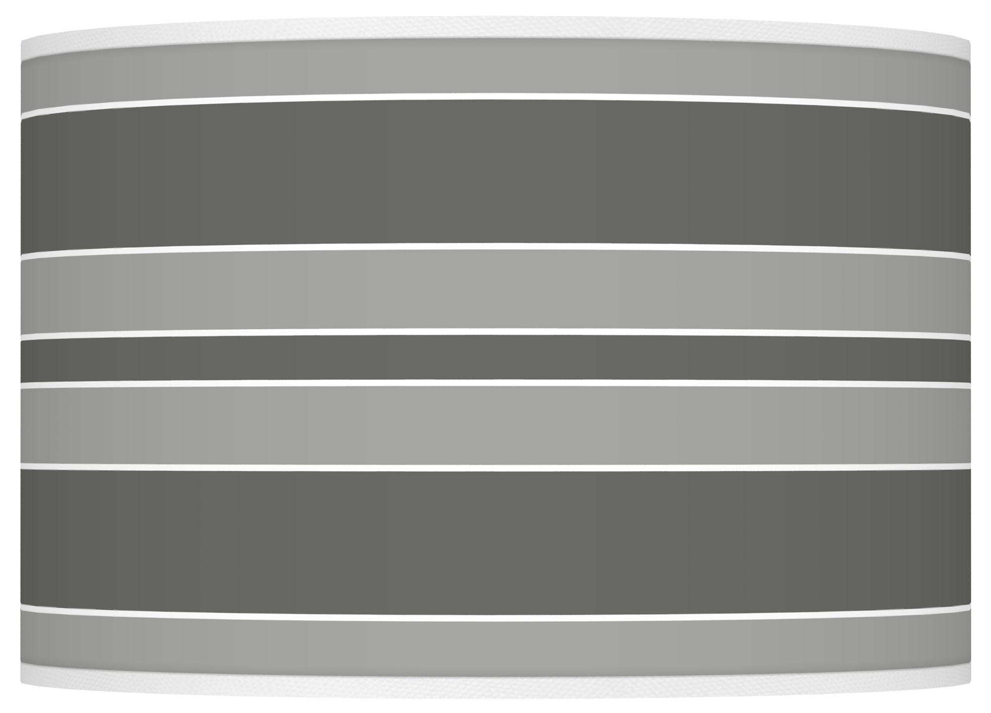 Color Plus Ovo 28 1/2" High Bold Stripe Shade Gauntlet Gray Table Lamp