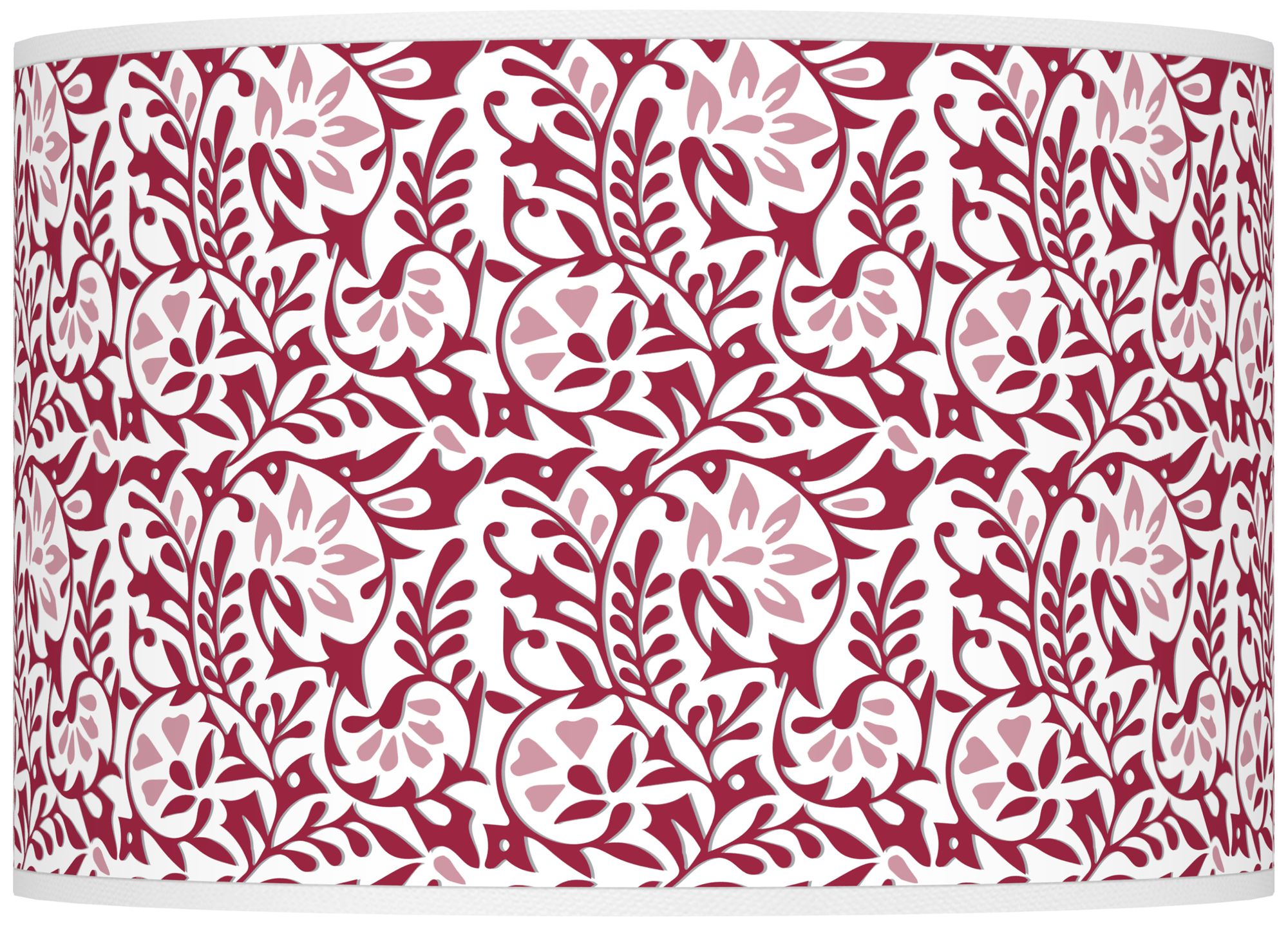 Color Plus Ovo 28 1/2" High Gardenia Shade Antique Red Table Lamp