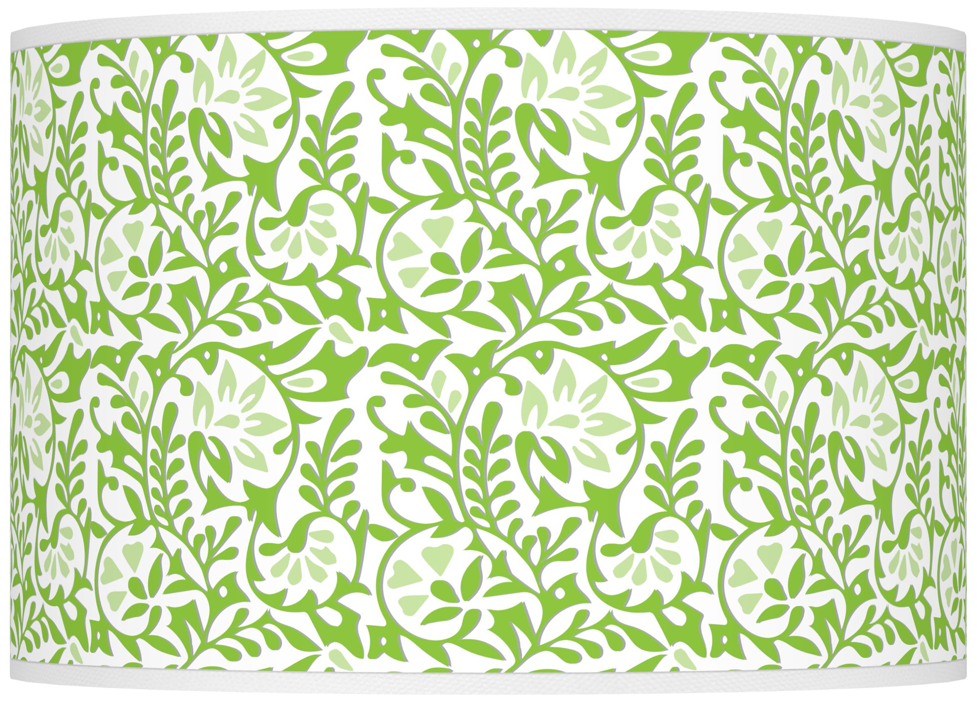 Color Plus Ovo 28 1/2" High Gardenia Shade Neon Green Table Lamp