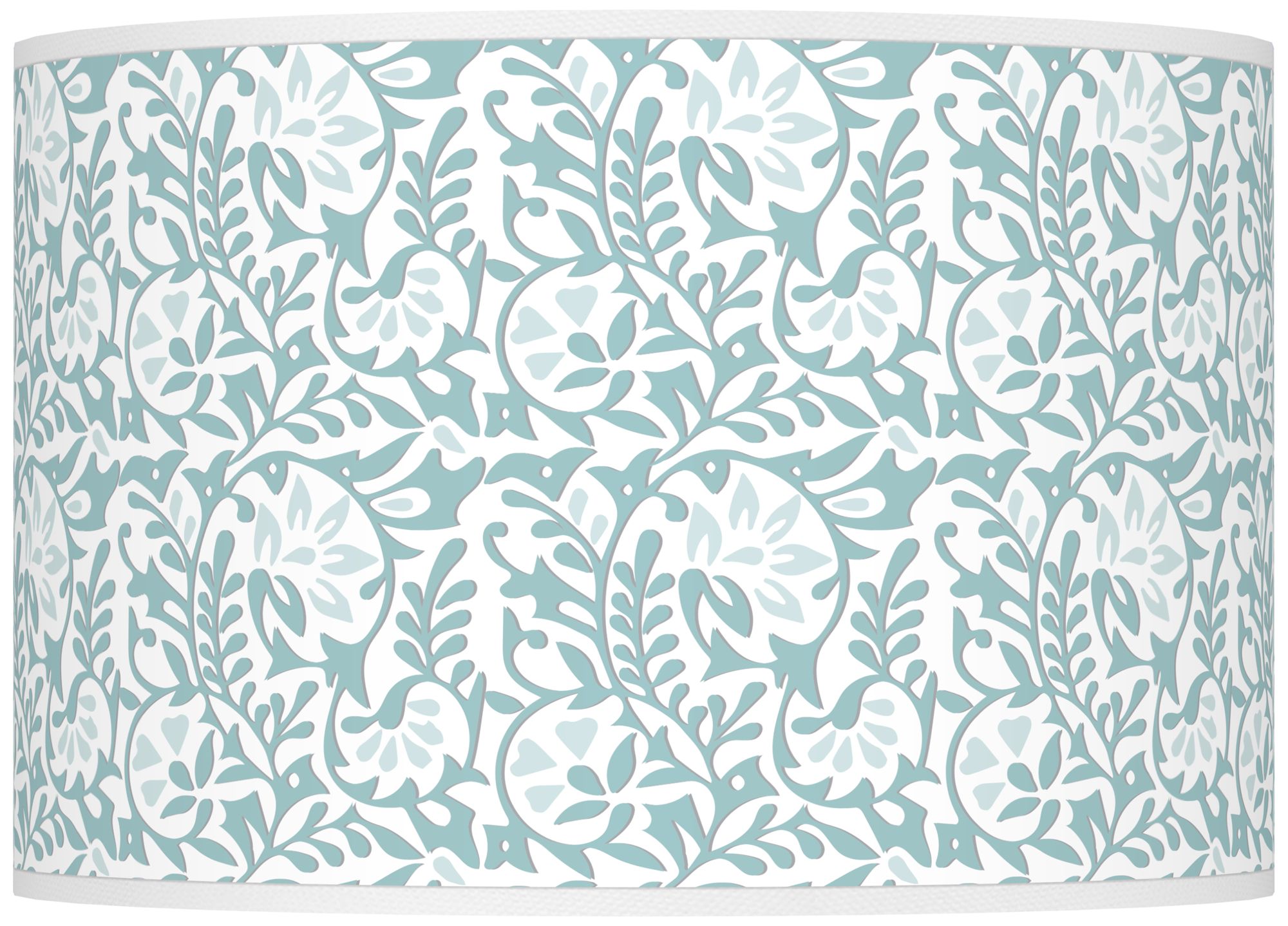 Color Plus Ovo 28 1/2" Gardenia Shade Raindrop Blue Table Lamp