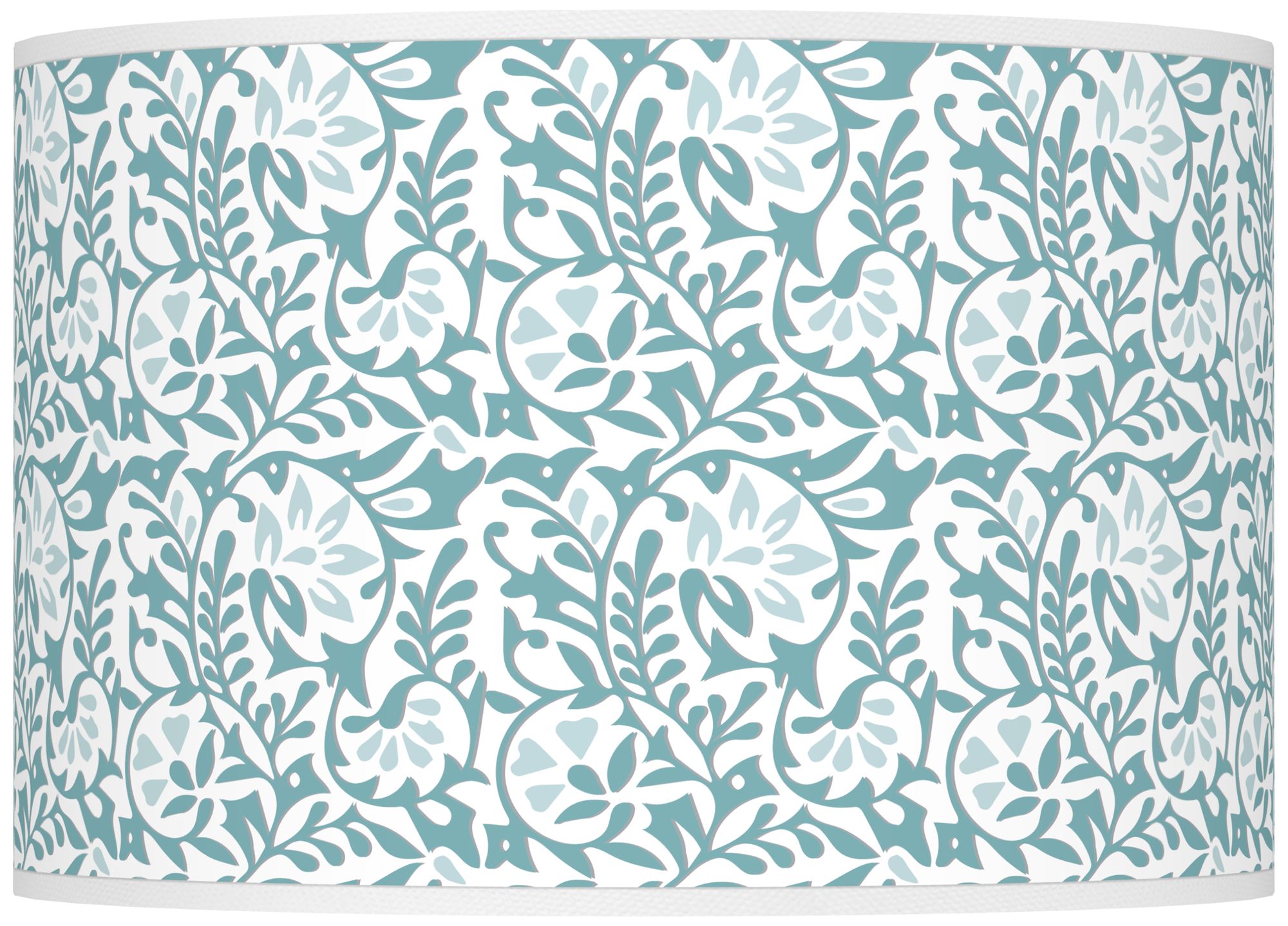 Color Plus Ovo 28 1/2" Gardenia Shade Reflecting Pool Blue Table Lamp