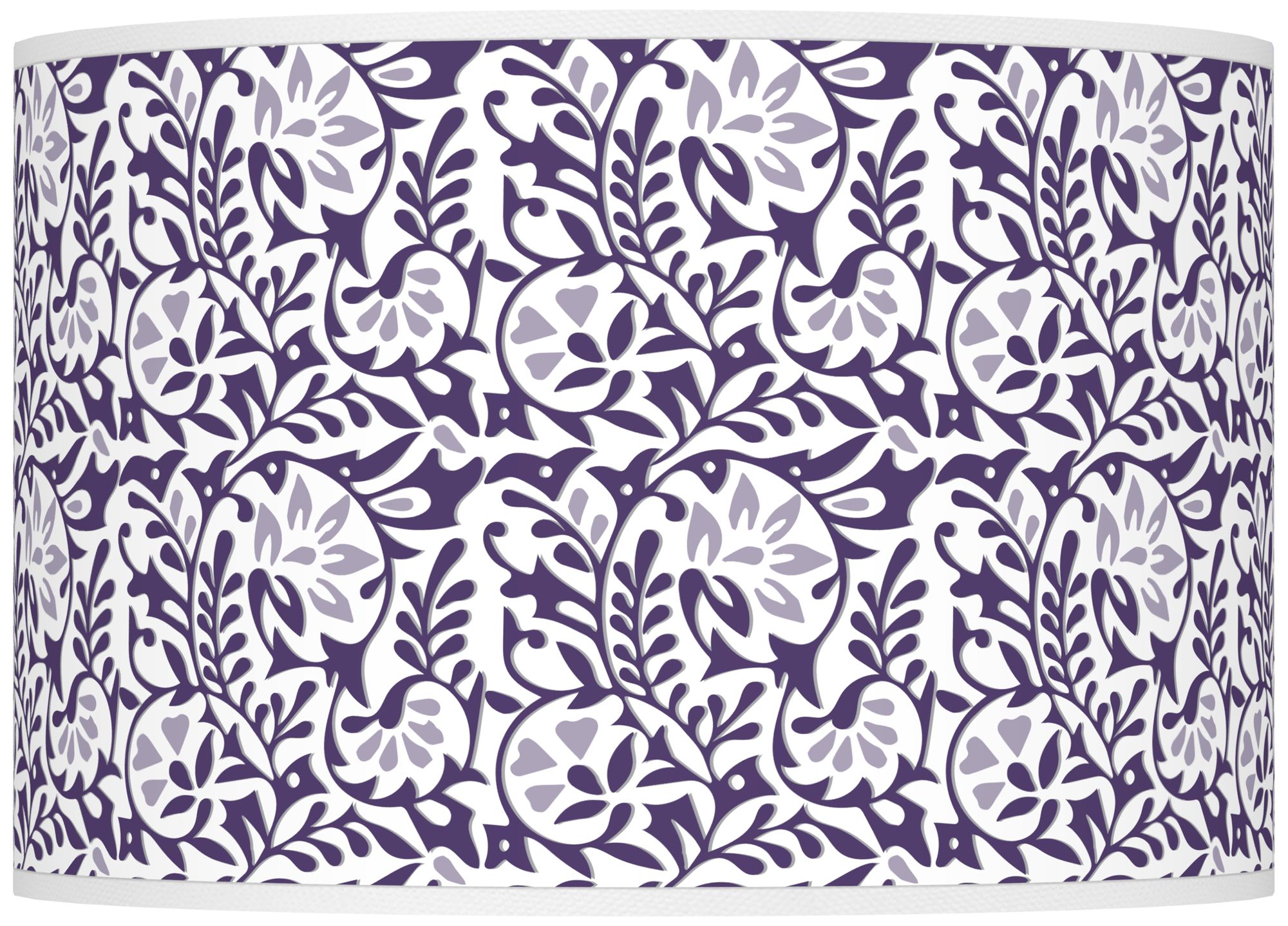 Color Plus Ovo 28 1/2" High Gardenia Shade Izmir Purple Table Lamp