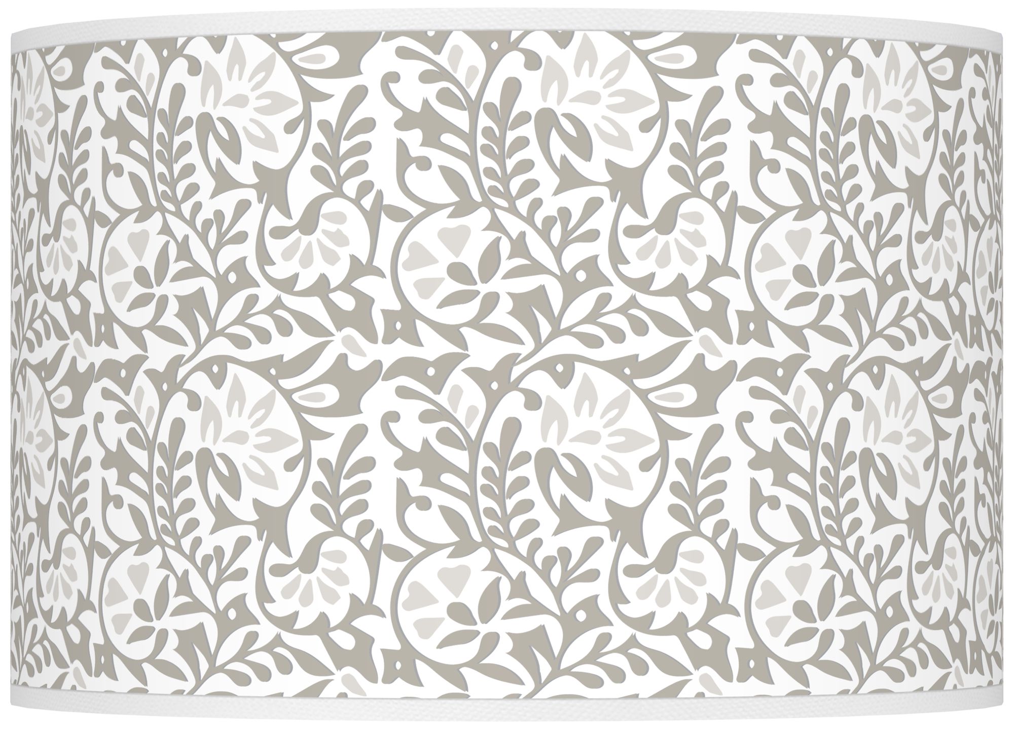 Color Plus Ovo 28 1/2" High Gardenia Shade Requisite Gray Table Lamp