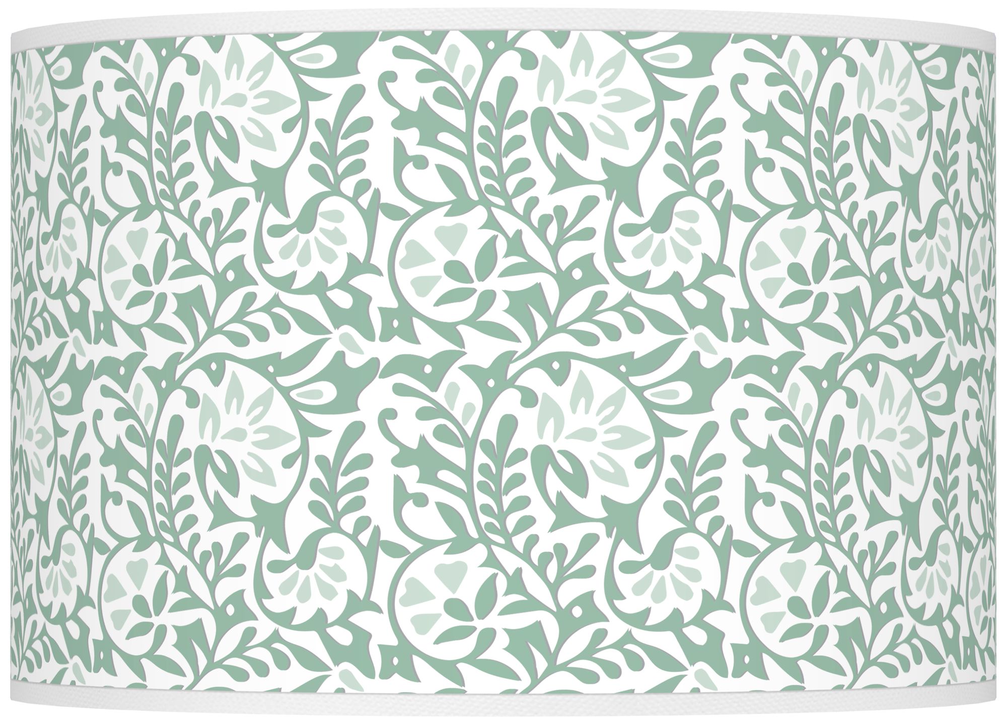 Color Plus Ovo 28 1/2" Gardenia Shade Grayed Jade Green Table Lamp