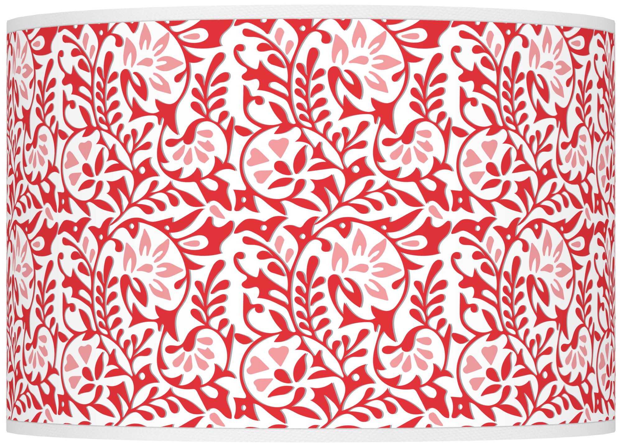 Color Plus Ovo 28 1/2" High Gardenia Shade Poppy Red Table Lamp