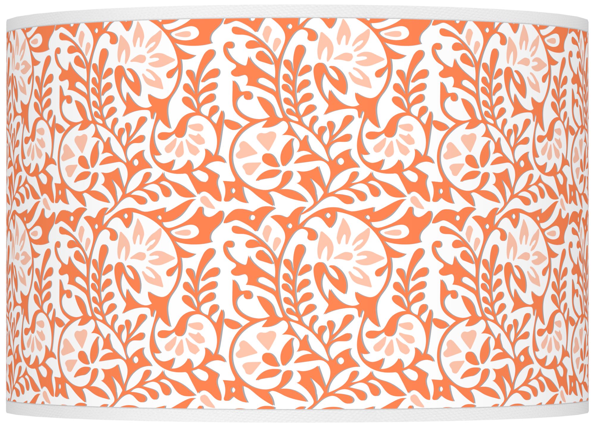 Color Plus Ovo 28 1/2" High Gardenia Shade Nectarine Orange Table Lamp