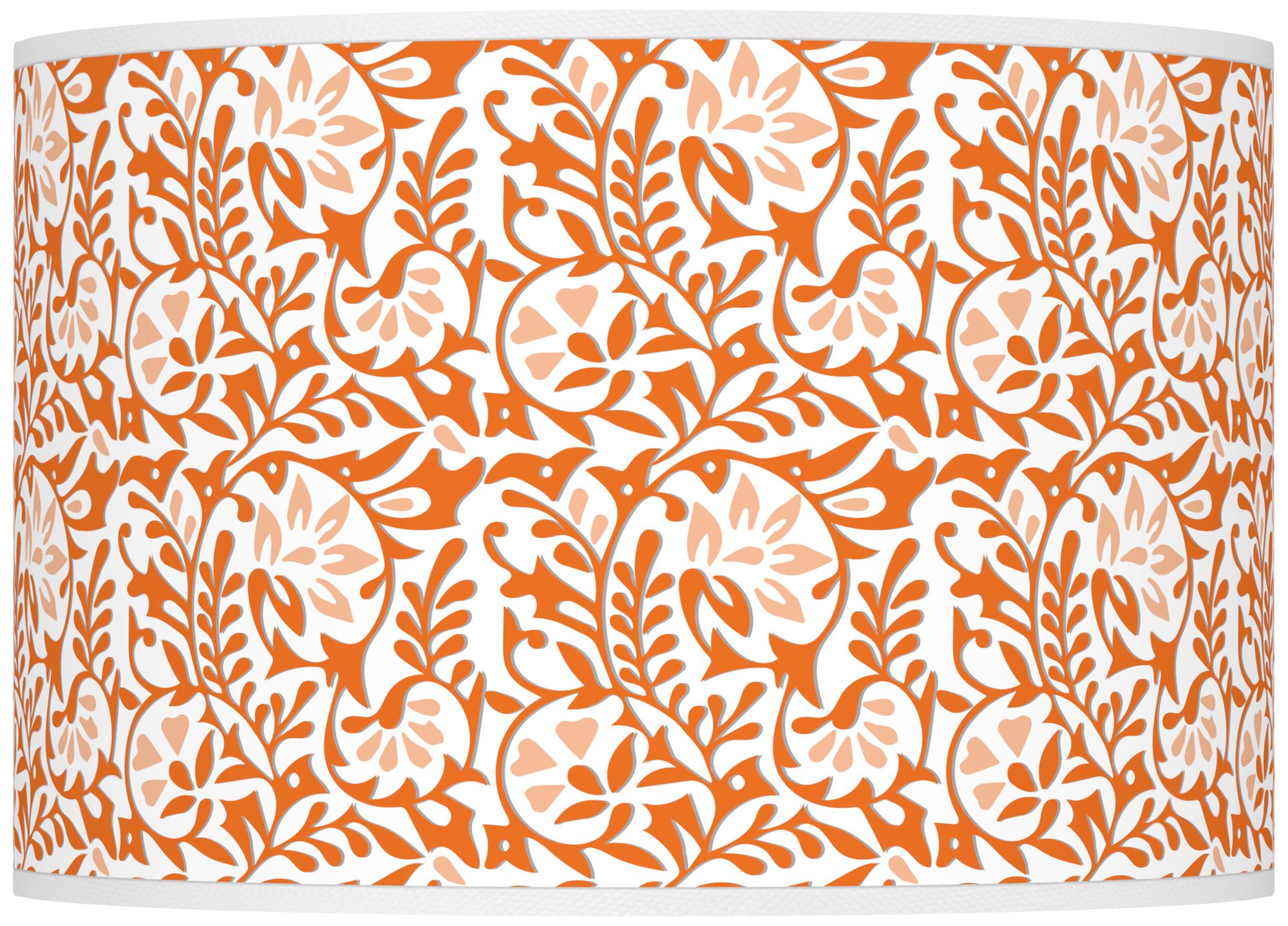 Color Plus Ovo 28 1/2" Gardenia Shade Invigorate Orange Table Lamp