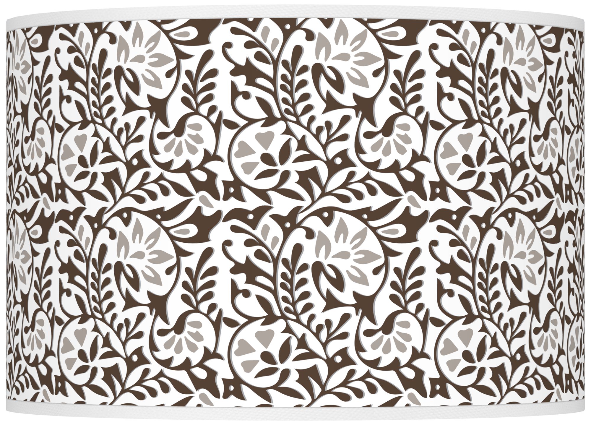 Color Plus Ovo 28 1/2" High Gardenia Shade Carafe Brown Table Lamp