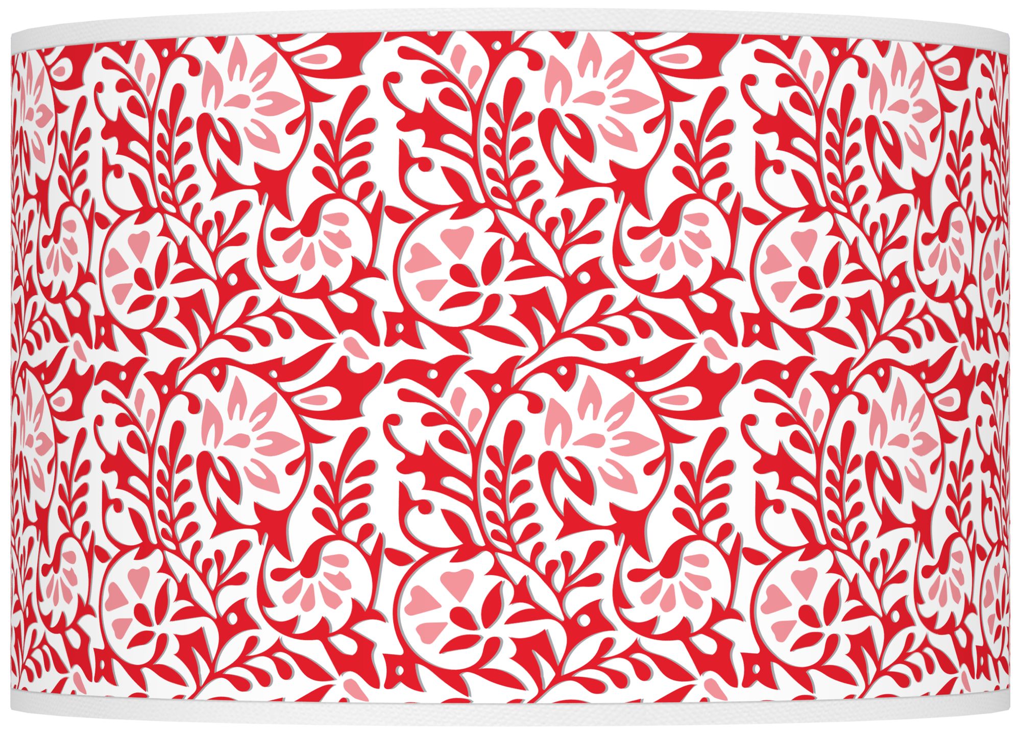 Color Plus Ovo 28 1/2" High Gardenia Shade Bright Red Table Lamp