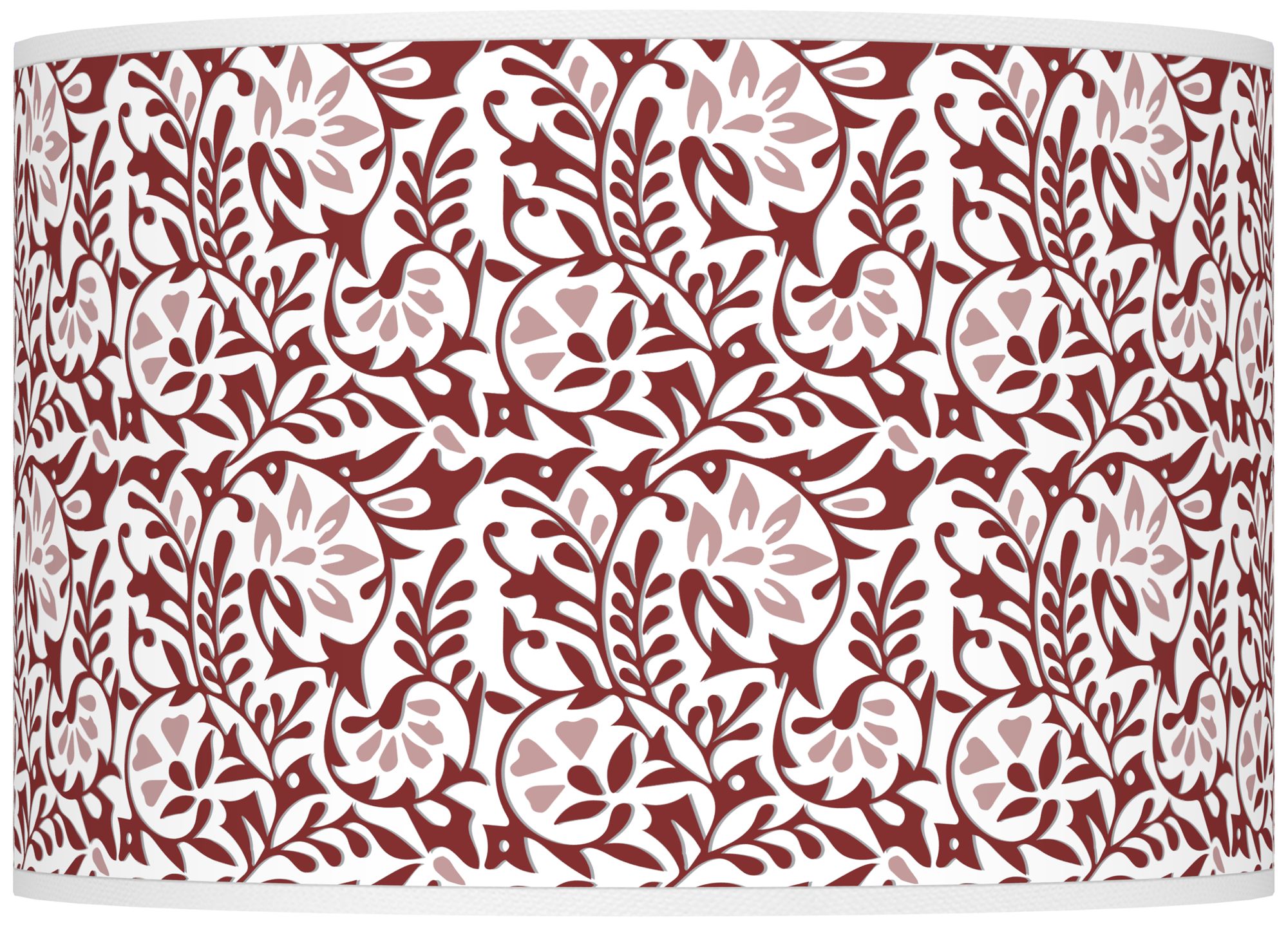 Color Plus Ovo 28 1/2" High Gardenia Shade Madeira Red Table Lamp