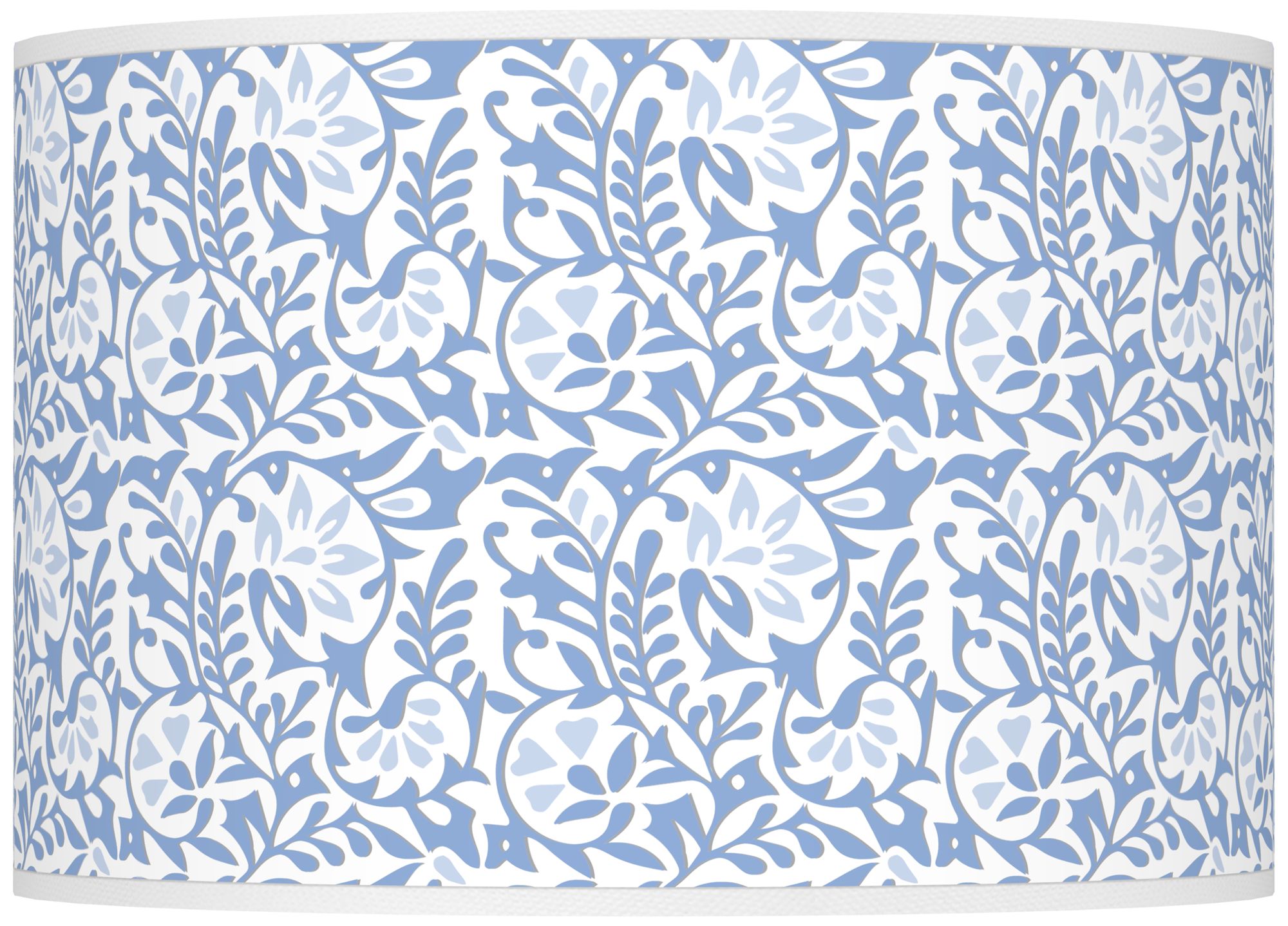 Color Plus Ovo 28 1/2" Gardenia Shade Sky Blue Table Lamp