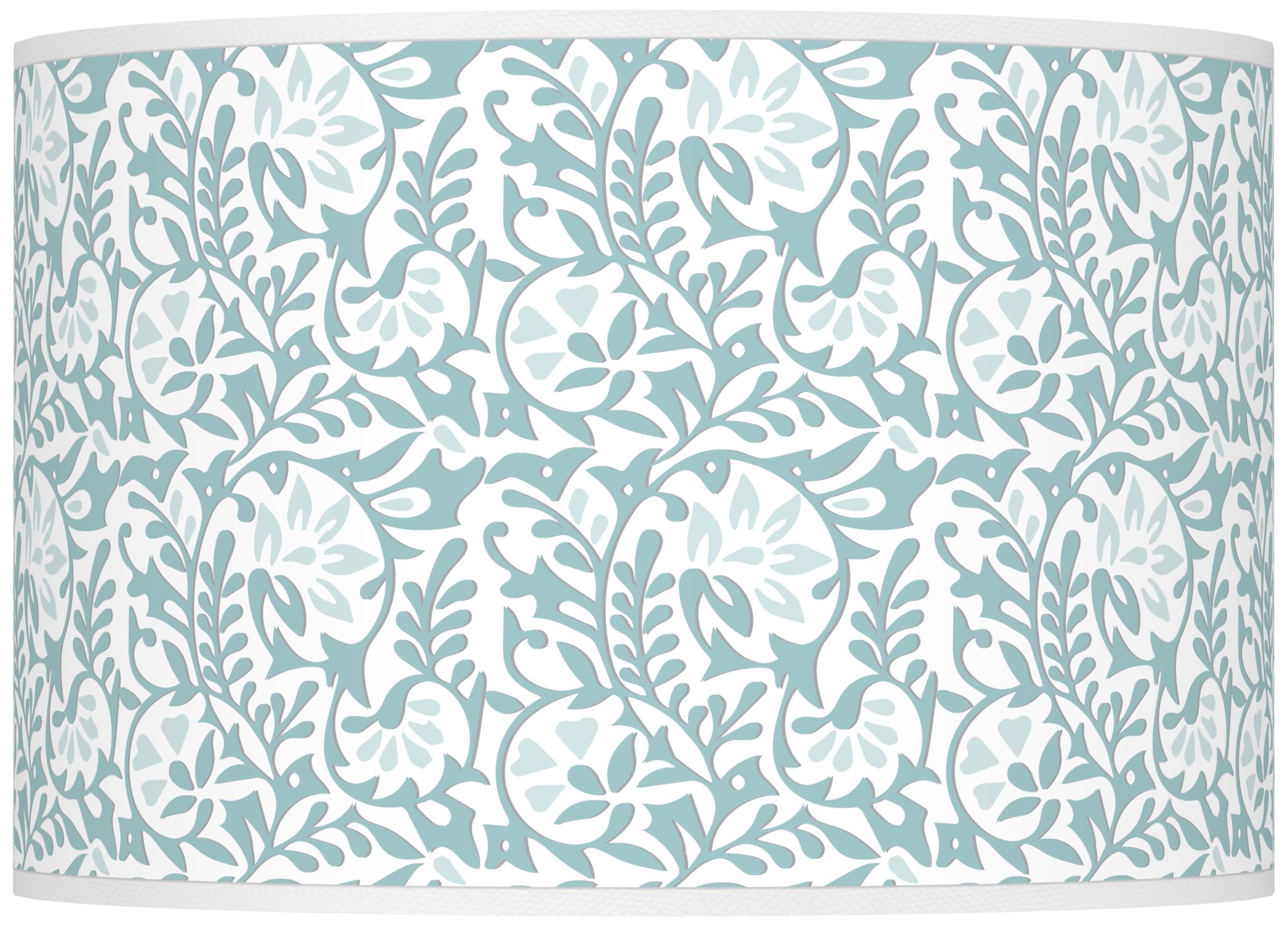 Color Plus Ovo 28 1/2" High Gardenia Shade Rain Blue Table Lamp