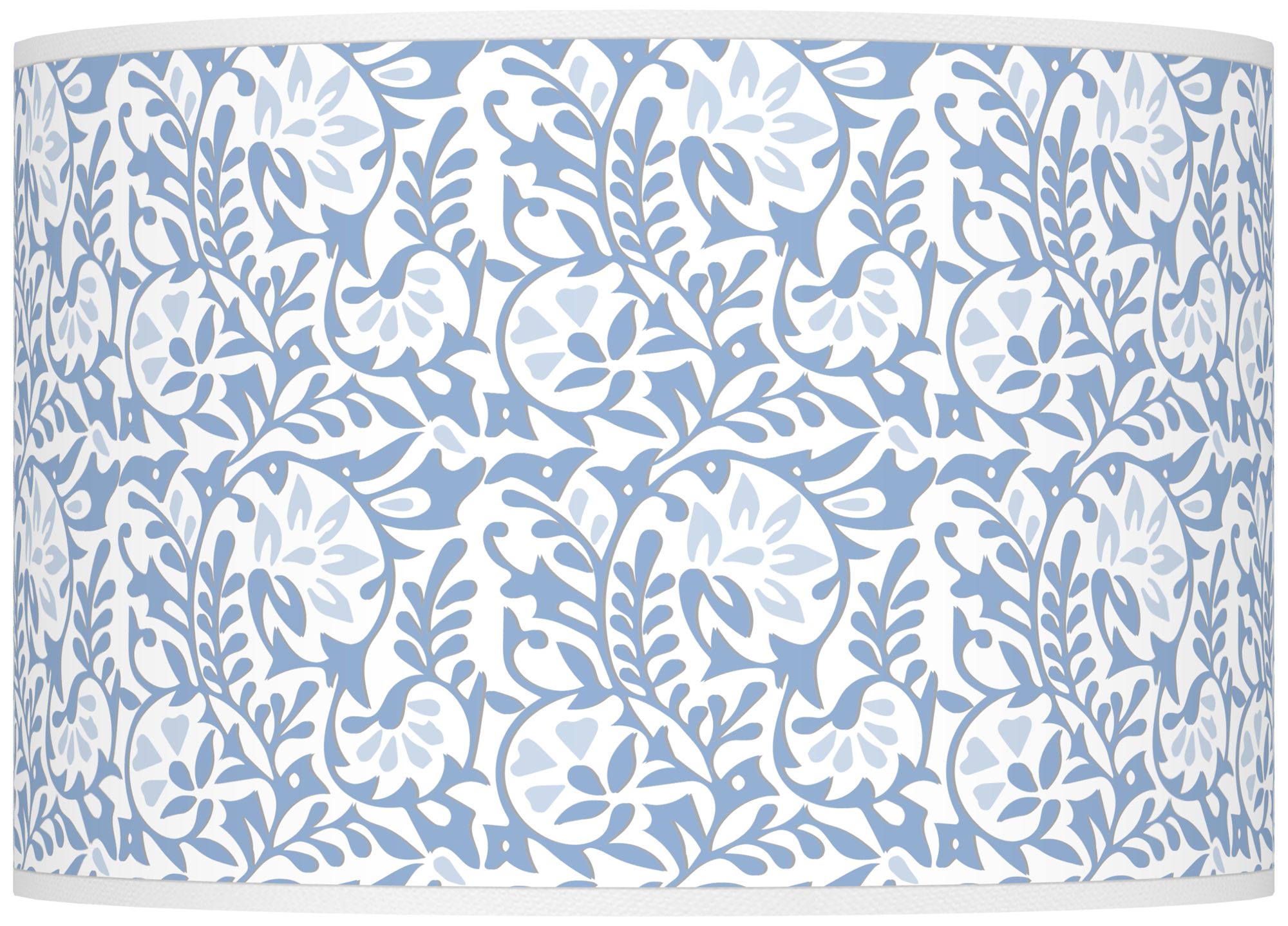 Color Plus Ovo 28 1/2" Gardenia Shade Placid Blue Table Lamp