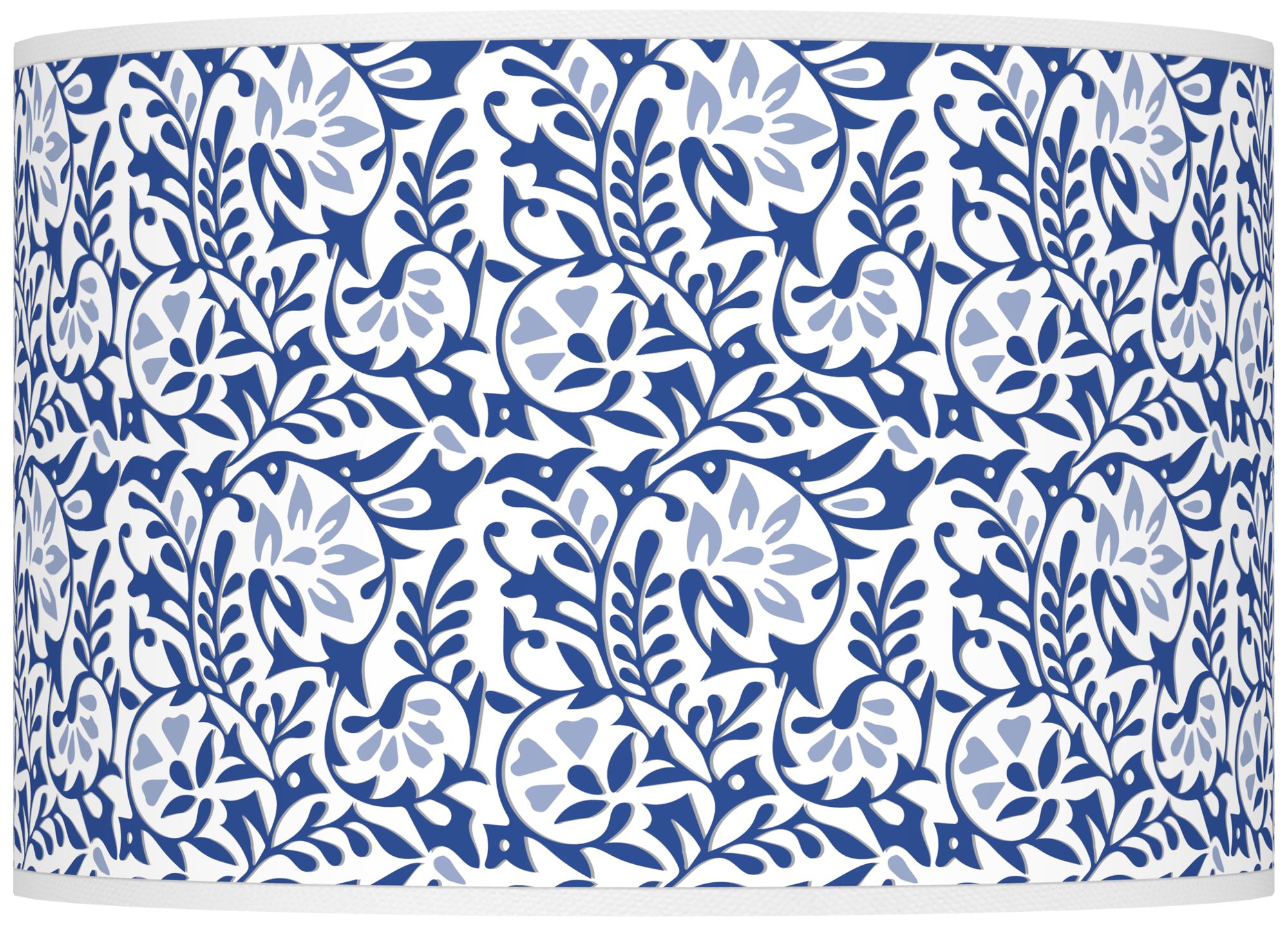 Color Plus Ovo 28 1/2" High Gardenia Shade Dazzling Blue Table Lamp