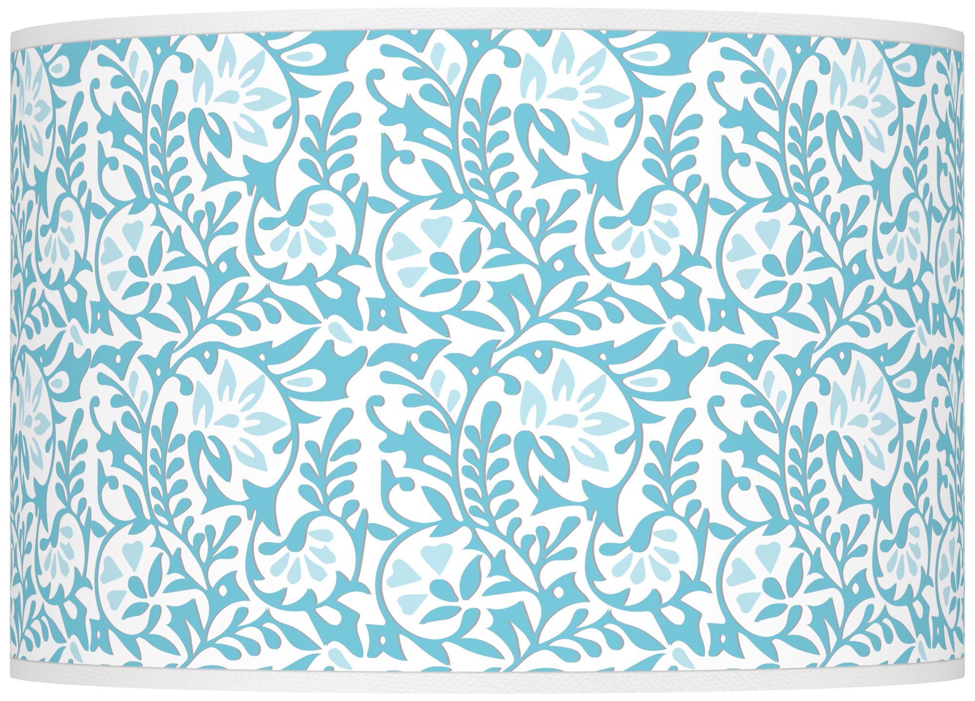 Color Plus Ovo 28 1/2" High Gardenia Nautilus Blue Table Lamp