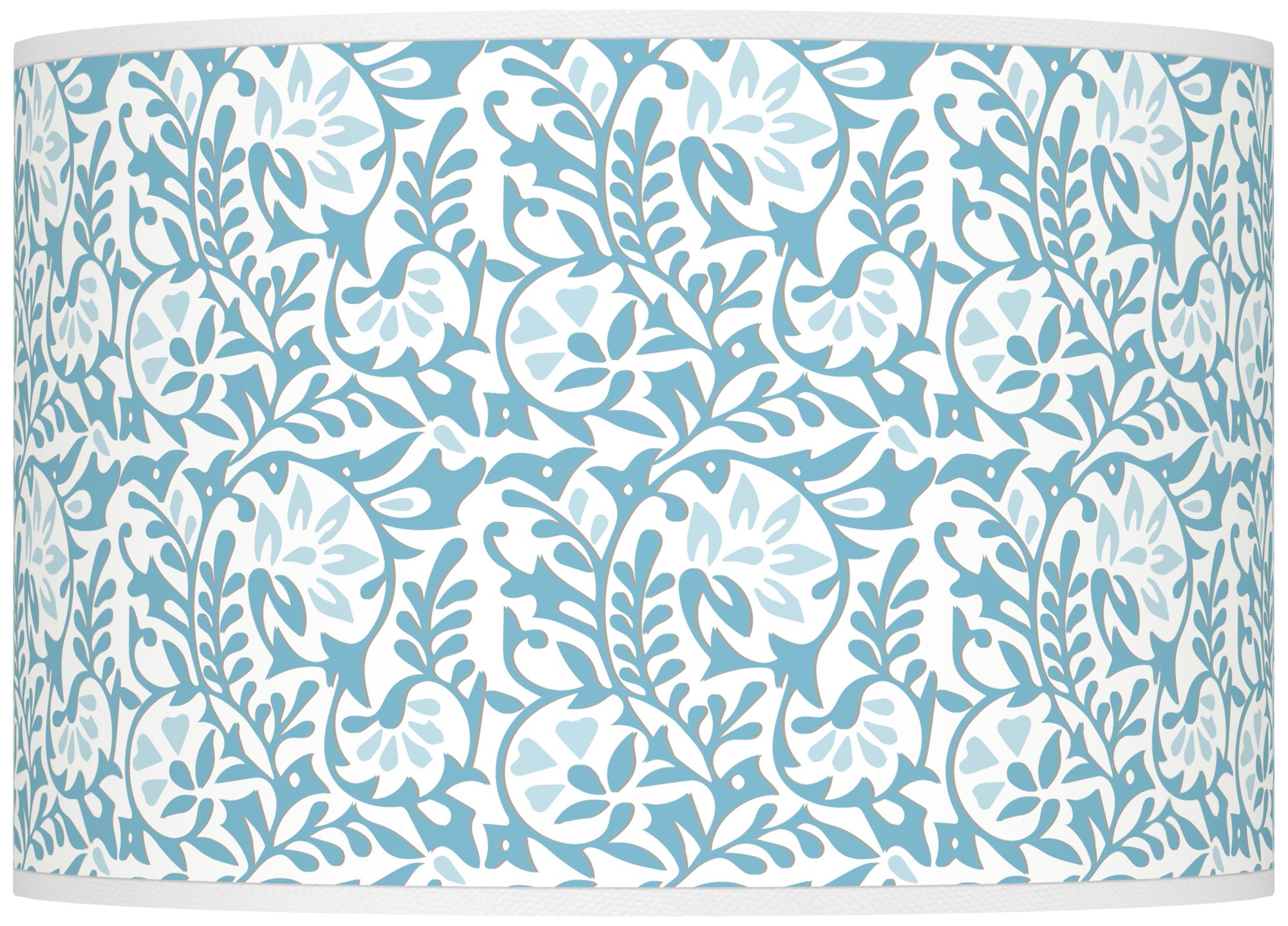 Color Plus Ovo 28 1/2" High Gardenia Shade Vast Sky Blue Table Lamp