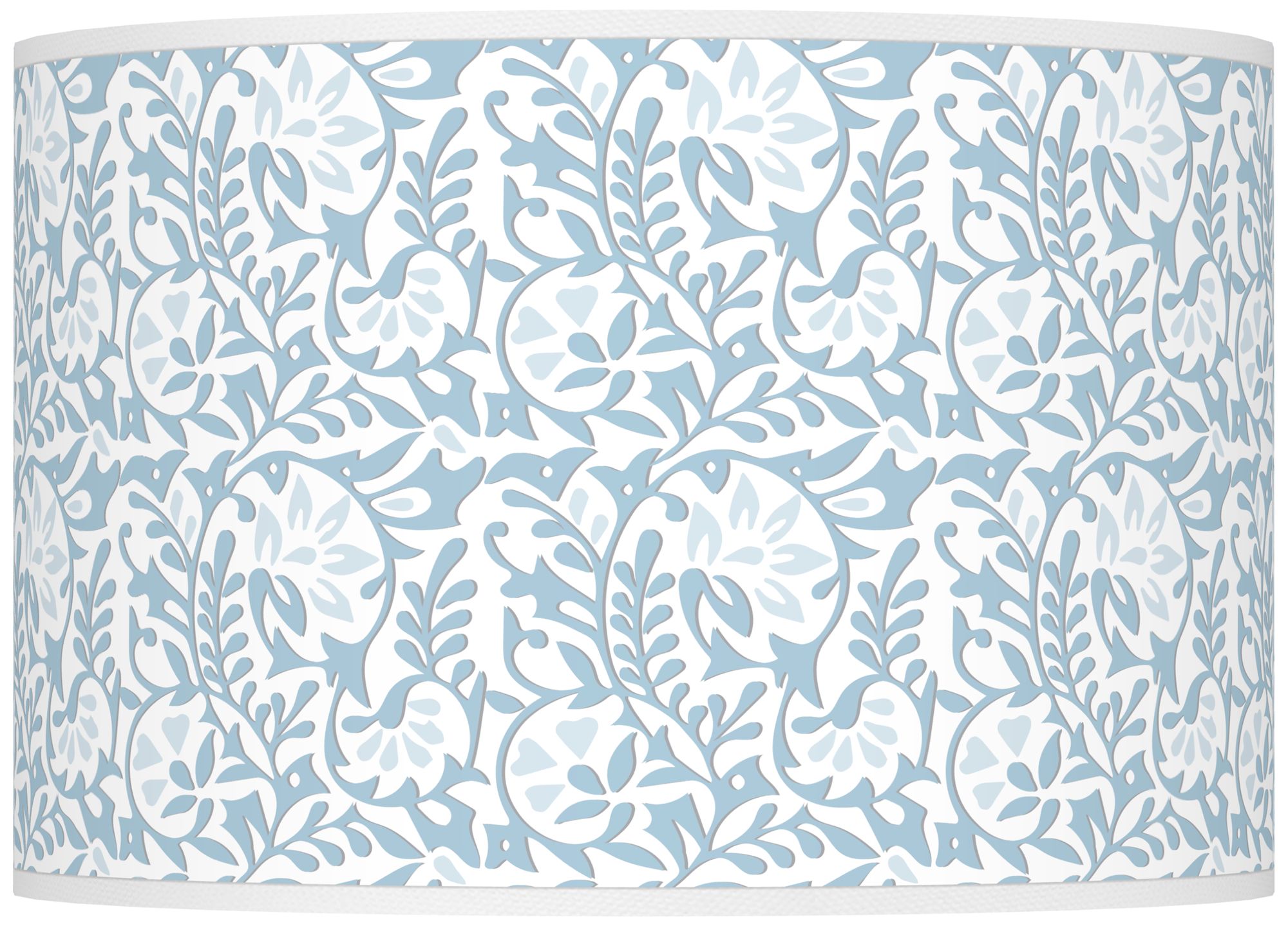 Color Plus Ovo 28 1/2" High Gardenia Shade Take Five Blue Table Lamp