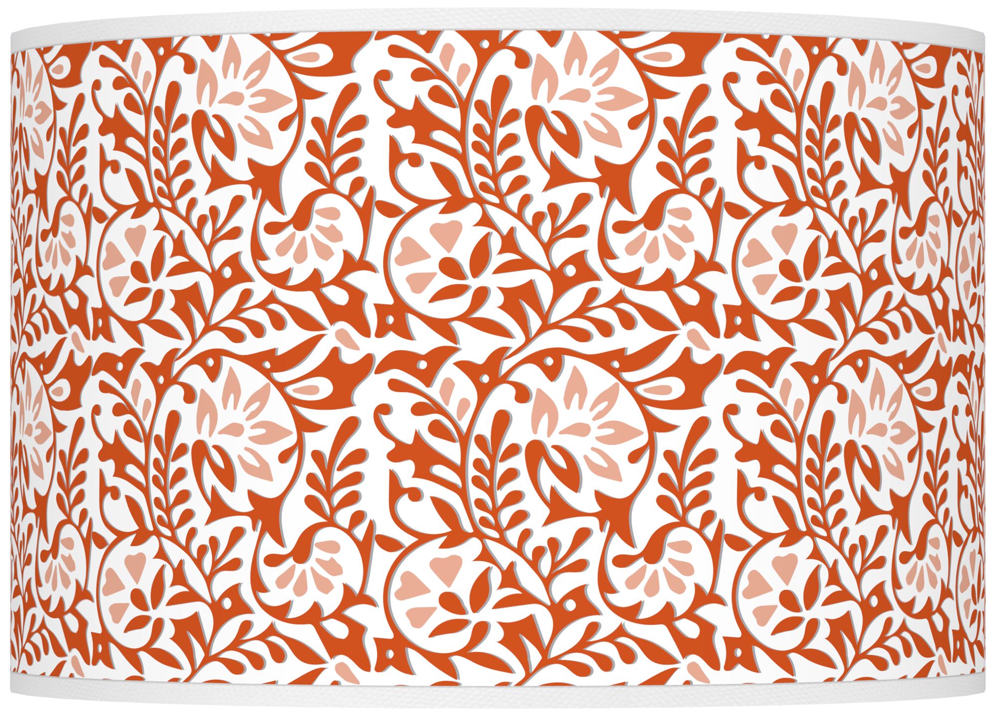 Color Plus Ovo 28 1/2" High Gardenia Shade Robust Orange Table Lamp