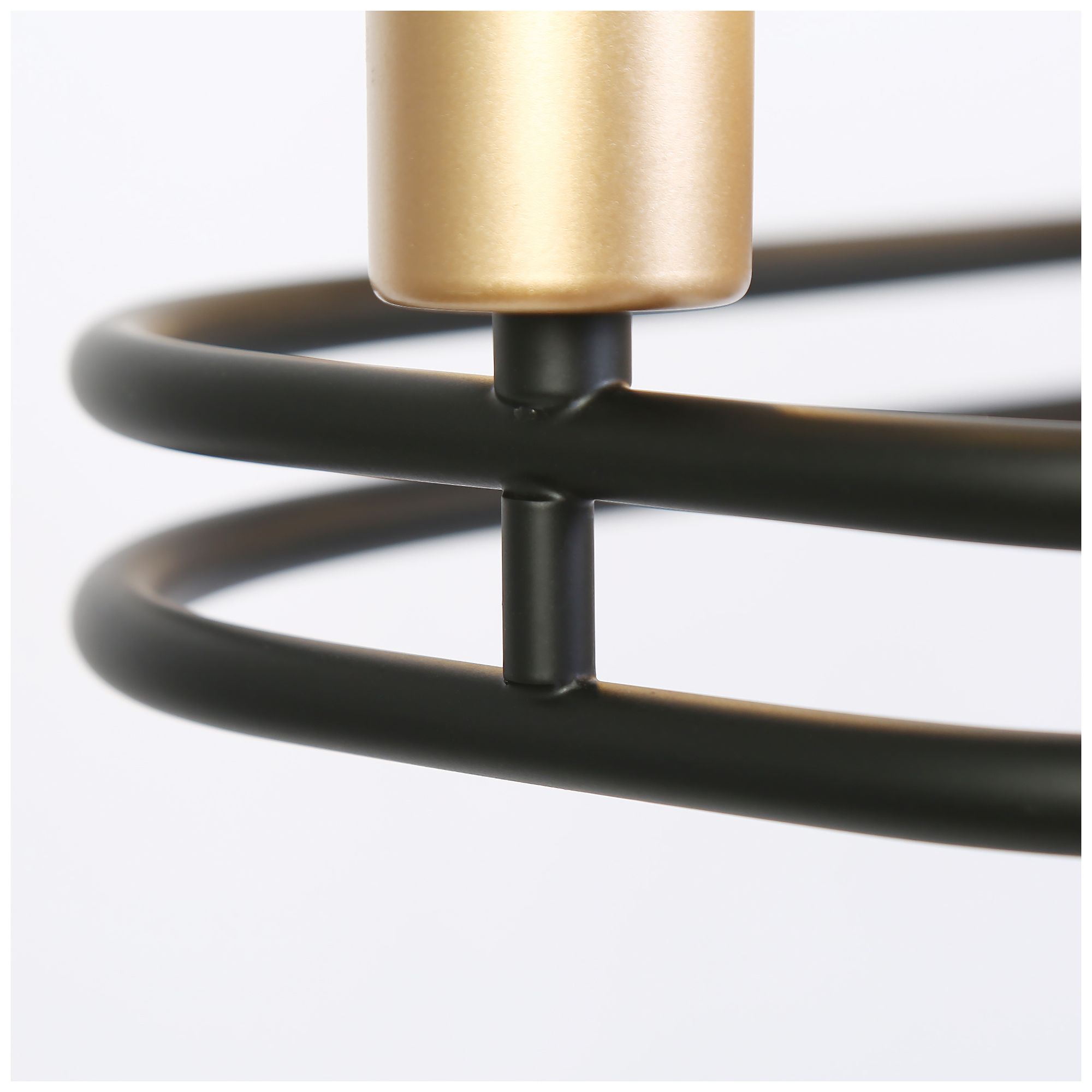 Image 4 47.8" Wide 12-Light Brass Black Kitchen Island Pendant more views