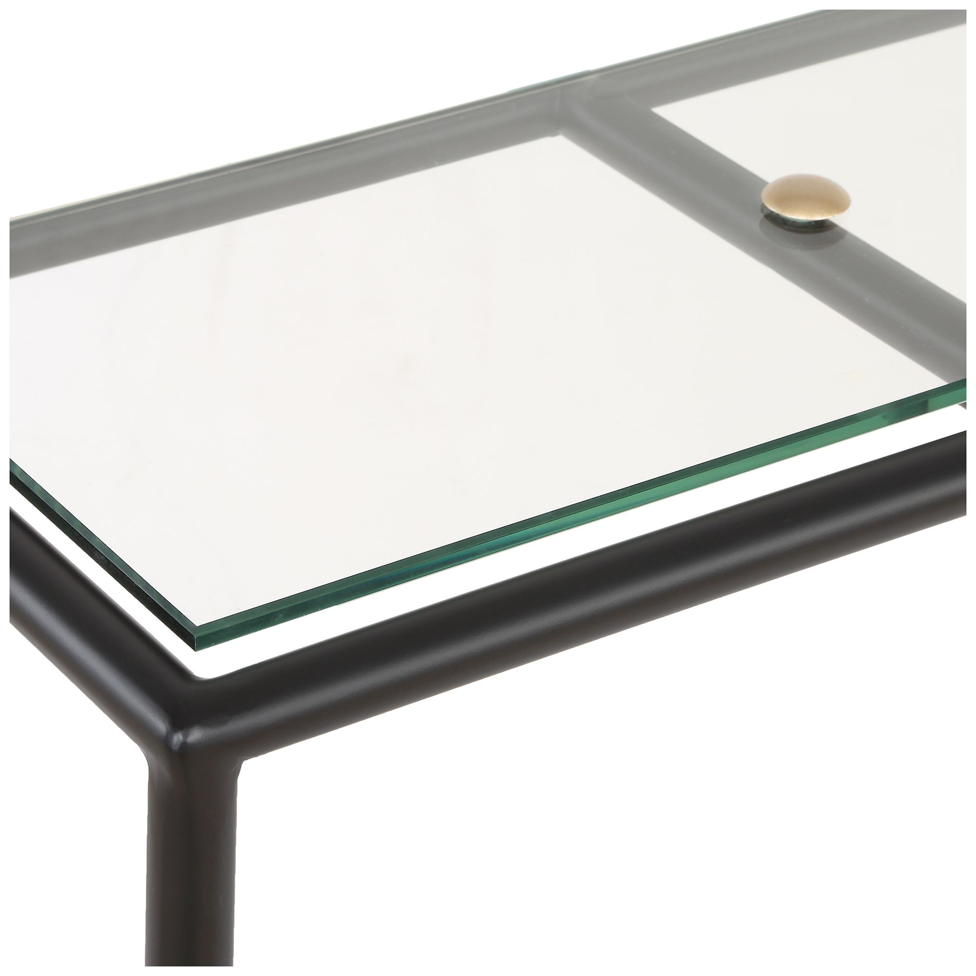 Image 5 47.88" Wide Black and Gold Console Table more views