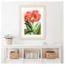 1_Tulipa Greigii 31"W x 41"H Framed Art in scene