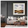1_Amber Morn 41"W x 41"H Framed Art in scene