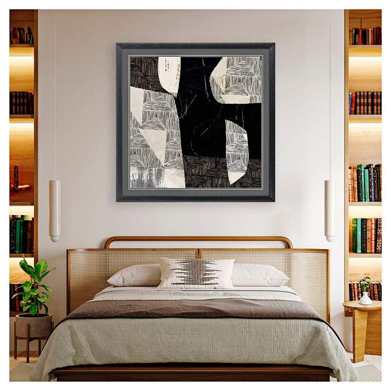 Image 1 Tangled Darkness 43"W x 43"H Framed Art in scene