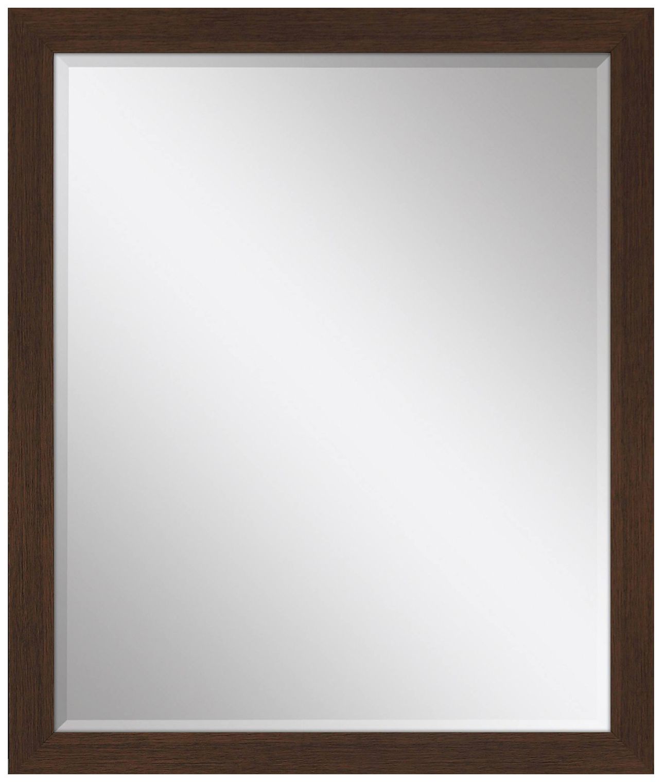 Image 2 #474 Brown Wall Mirror - 25" x 31"