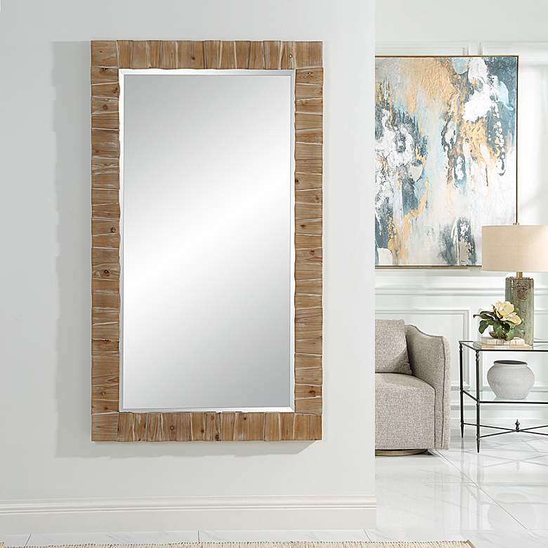 Image 1 Uttermost Ayanna 43.75" x 73.75" Oversized Mirror in scene