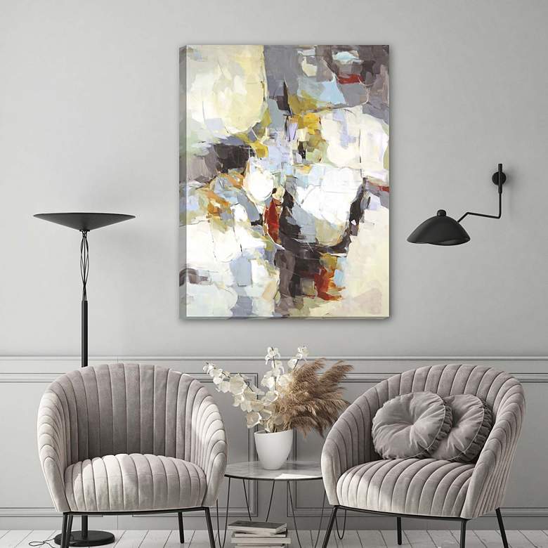 Quiet - Gallery Wrap 48&quot; High Framed Giclee on Canvas Wall Art in scene