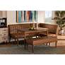 1_Daymond Tan Faux Leather Tufted 4-Piece Dining Nook Set in scene