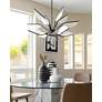 1_Visual Comfort Belterra 38" Wide Black LED Chandelier in scene