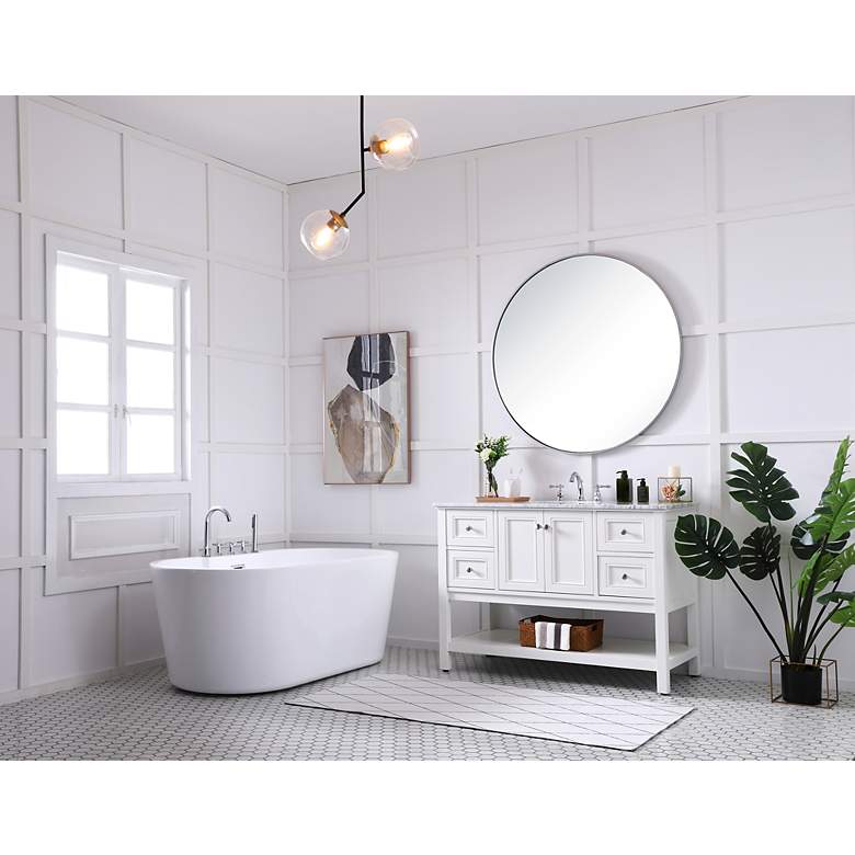 Image 5 48 In. Single Bathroom Vanity Set - White more views