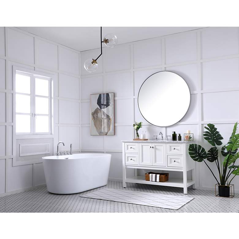Image 6 48 In. Single Bathroom Vanity Set - White more views