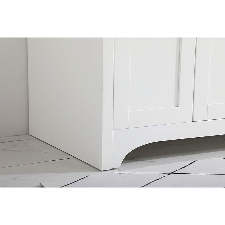 Image 7 48 in. White Single Sink Bathroom Vanity with Calacatta White Quartz Top more views