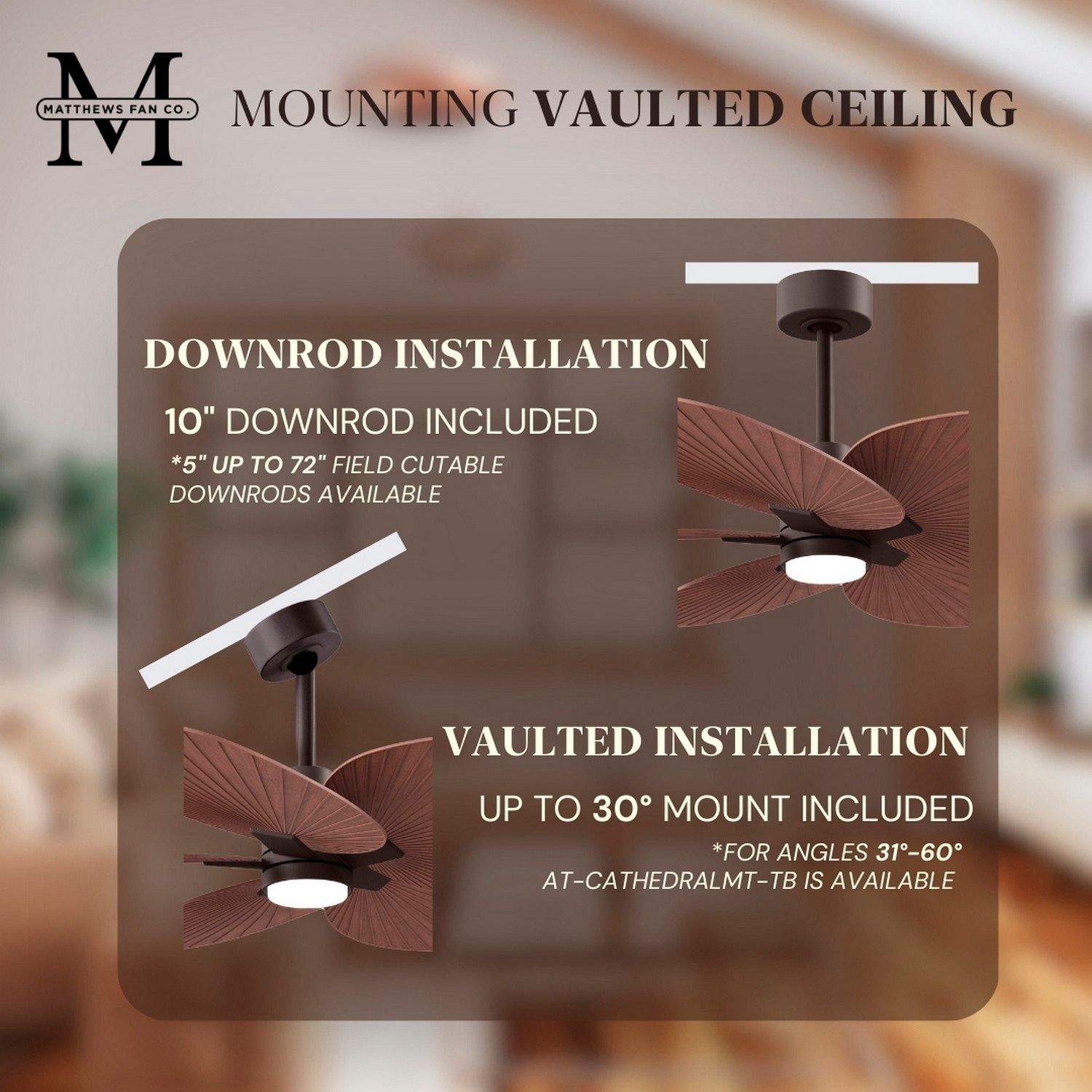 Image 7 48" Alessandra Tropical Bronze and Walnut LED Ceiling Fan more views