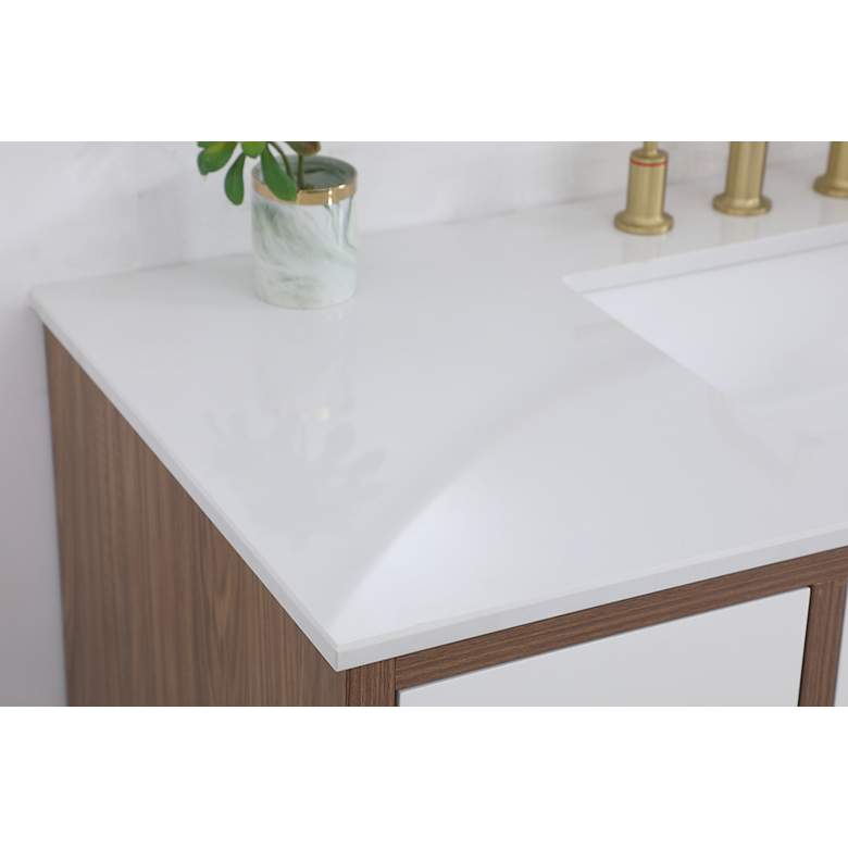 Image 6 48 Inch Bathroom Vanity In White more views