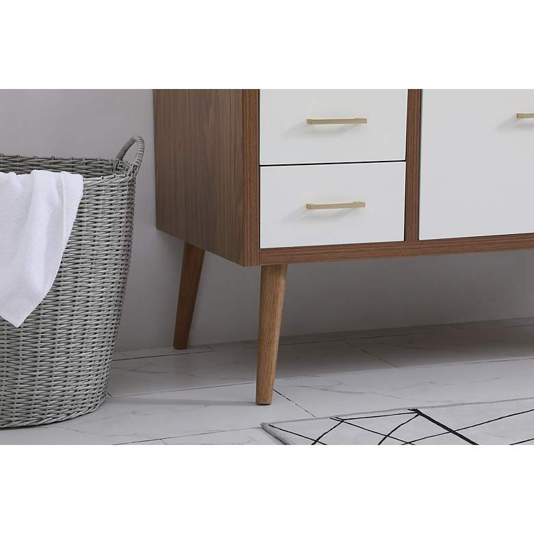 Image 7 48 Inch Bathroom Vanity In White more views