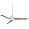 48" Casa Vieja Matrix Brushed Nickel LED Ceiling Fan