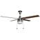 48" Craftmade Connery Brushed Nickel LED Indoor Pull Chain Ceiling Fan