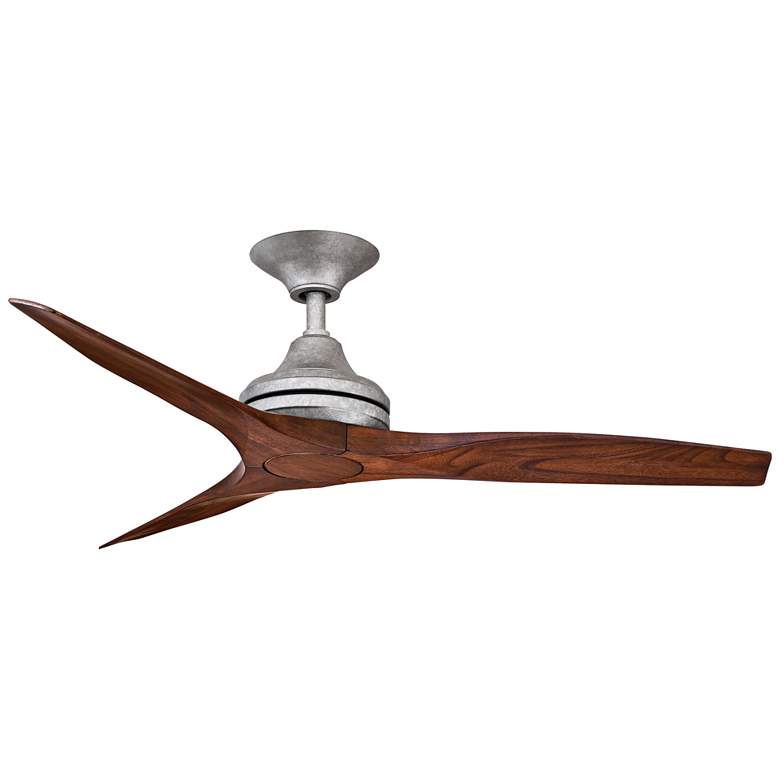 Image 2 48" Fanimation Spitfire Galvanized Finish Damp Ceiling Fan with Remote