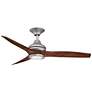 48" Fanimation Spitfire Galvanized Finish Damp Ceiling Fan with Remote