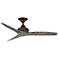 48" Fanimation Spitfire Matte Greige Damp Ceiling Fan with Remote