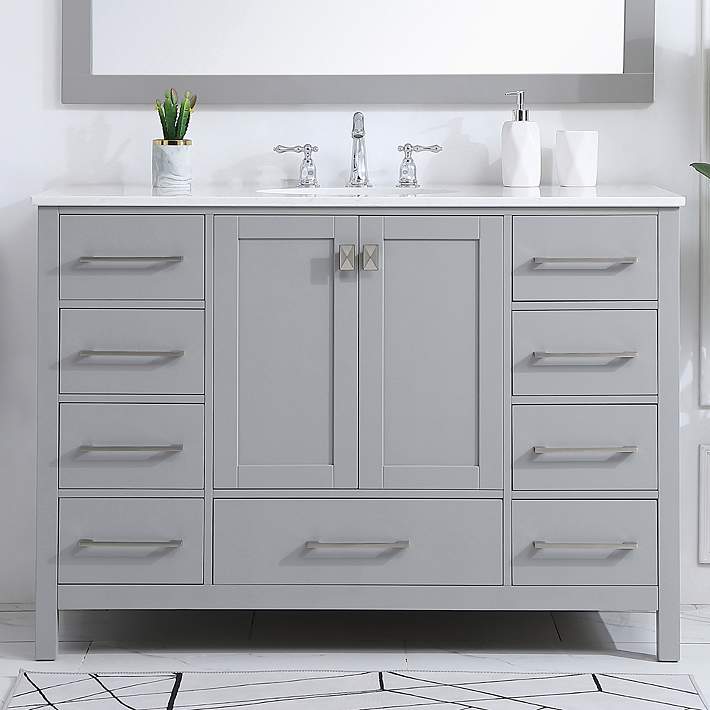 48 Inch Sink Design Element 48 Inch Stanton Single Sink Bathroom