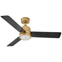 48&quot; Hinkley Chet Heritage Brass LED Remote Ceiling Fan