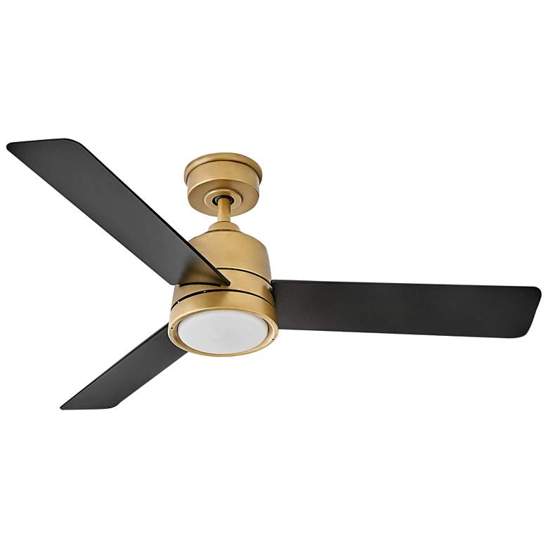 Image 2 48" Hinkley Chet Heritage Brass LED Remote Ceiling Fan