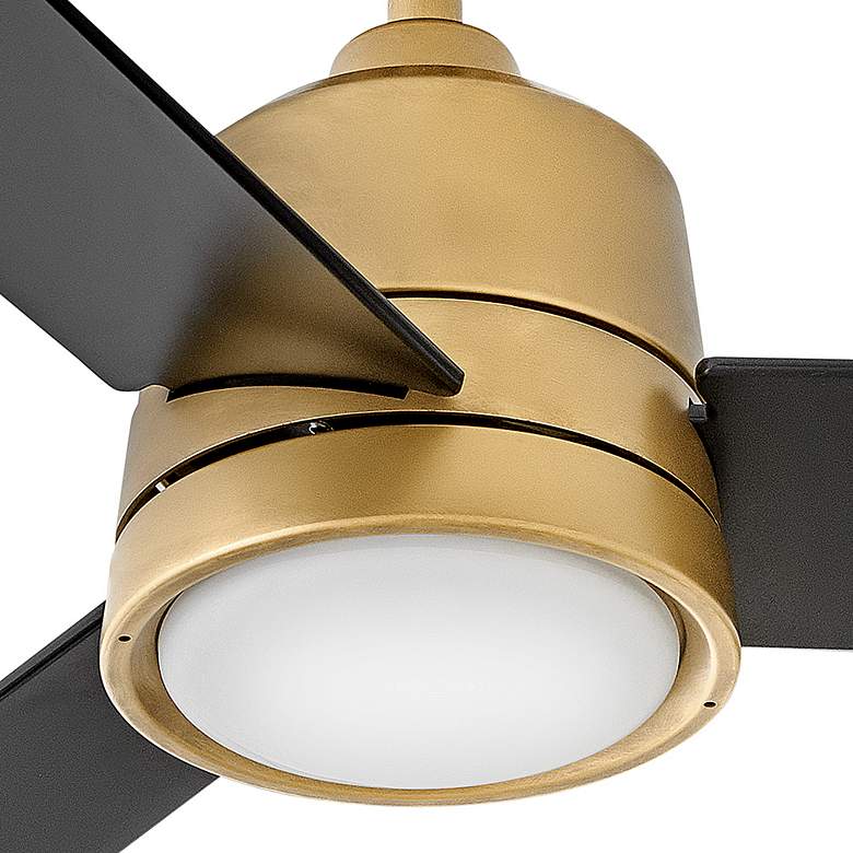 Image 6 48" Hinkley Chet Heritage Brass LED Remote Ceiling Fan more views
