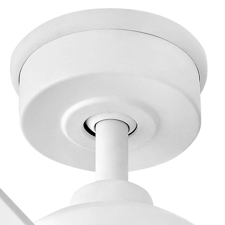 Image 5 48" Hinkley Chet LED Wet Rated Matte White Ceiling Fan with Remote more views