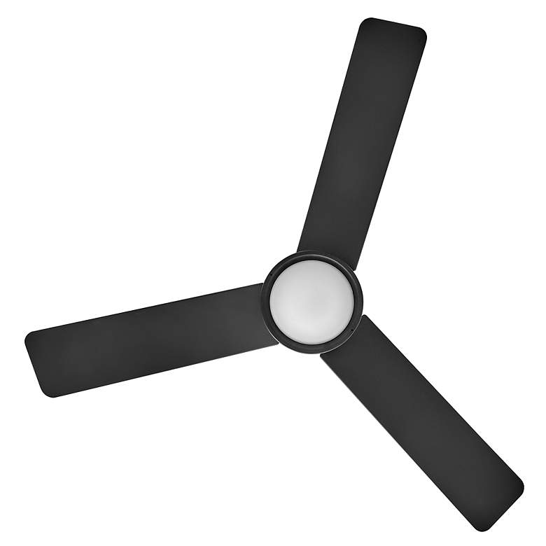 Image 3 48 inch Hinkley Chet Matte Black Wet Rated LED Ceiling Fan with Remote more views